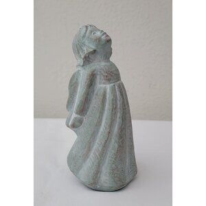 Isabel Bloom 2007 Rejoice Angel Faux Patina Sculpture Figurine Retired